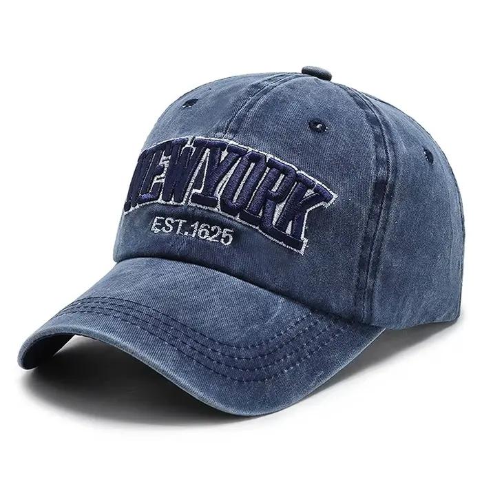 Nouvelle Casquette de Baseball 2026 NEW YORK 1625 Brodé Hip Hop Skateboard Chapeau Décoratif Unisexe pour l'Extérieur et les Trajets Quotidiens Protection Solaire