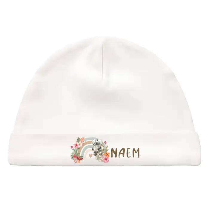 Chapeau personnalisé pour nouveau-né avec nom