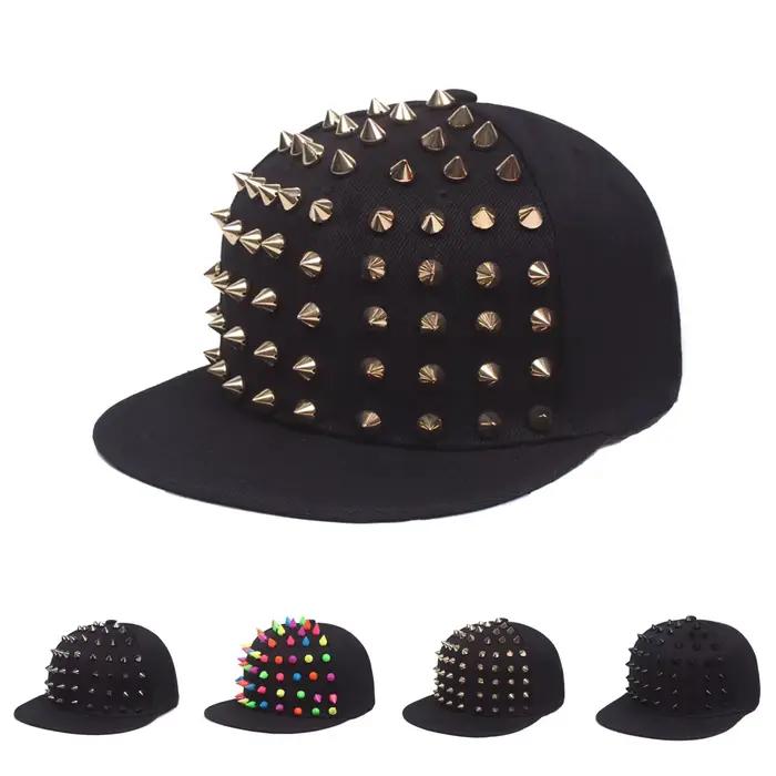 Chapeau plat à rivets pour hommes et femmes