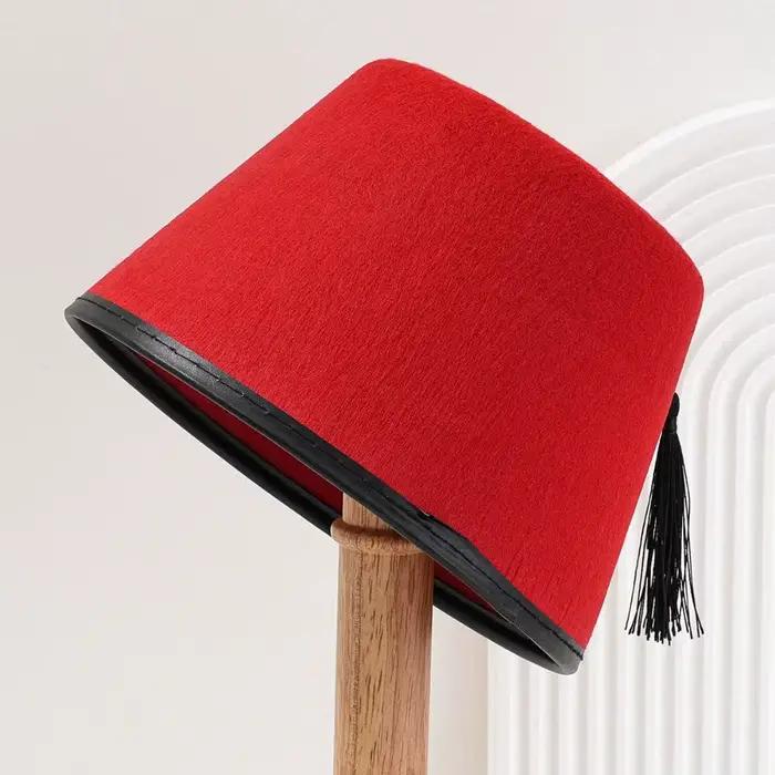 Chapeau Fez Rond en Feutre