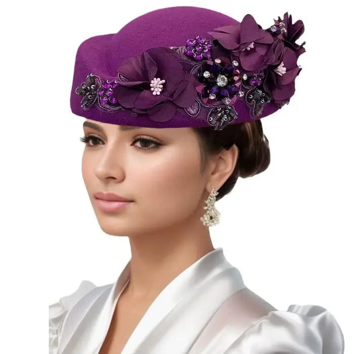 Chapeaux de mariage rétro