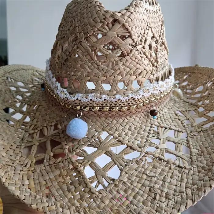 Chapeau de cowboy amissié western Cirboy tissé à la main