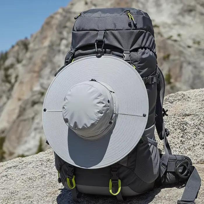 Chapeau de soleil anti-UV à large bord