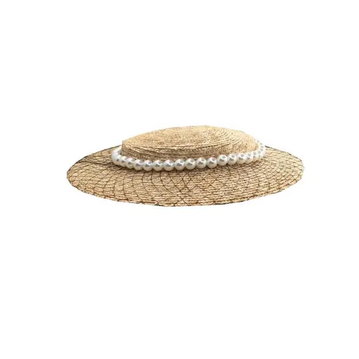 Chapeaux de paille à large bord pour dames