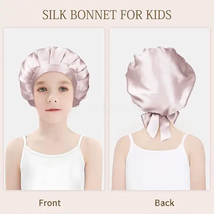 Bonnet en soie de mûrier 100% pour enfants