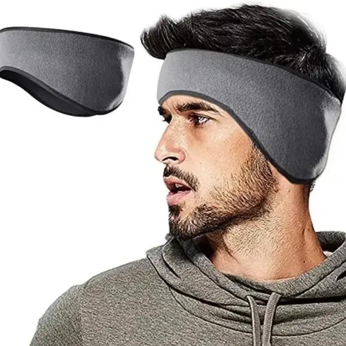 Bandeau de sport d'extérieur en polaire épaisse et chaude