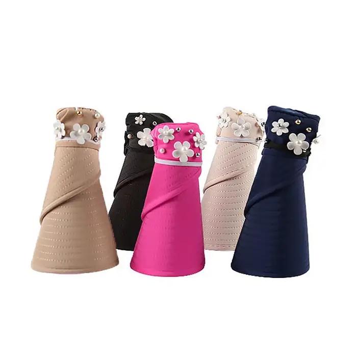 Chapeau de soleil pliable pour femme