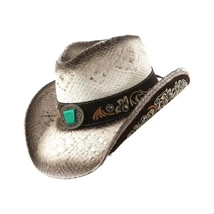 Chapeau paille à larges bords