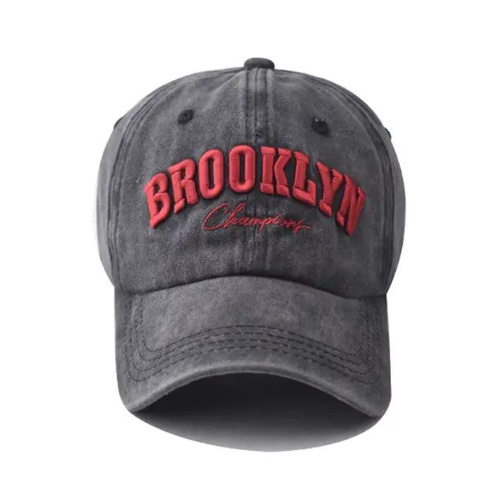 BROOKLYN Alphabet casquettes de Baseball 3D lettre broderie Hip-Hop Snapback chapeaux hommes femmes Sports de plein air