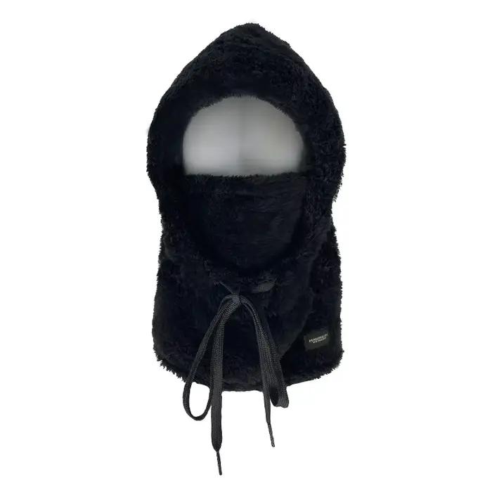 Cagoule d'hiver réglable avec capuche Sherpa et housse de ski coupe-vent pour hommes et femmes