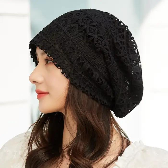 Femmes chapeaux printemps été bonnets fins
