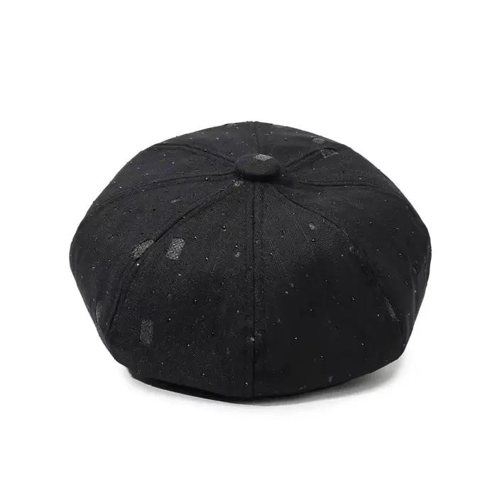 Béret octogonal pour femme pour le printemps et l'automne