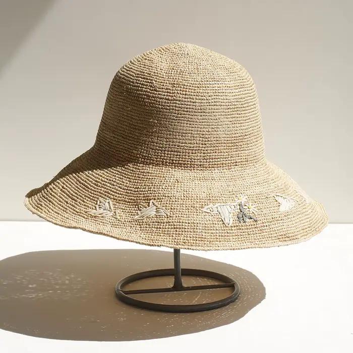 Chapeau de soleil artisanal 2026 à large bord
