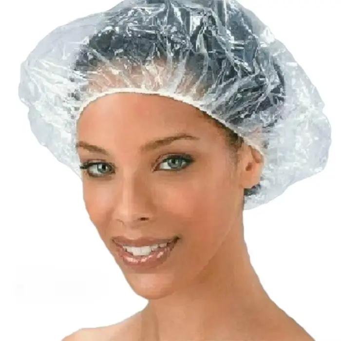 Bonnets de bain élastiques imperméables jetables pour cheveux protection douceur soins de beauté maison spa