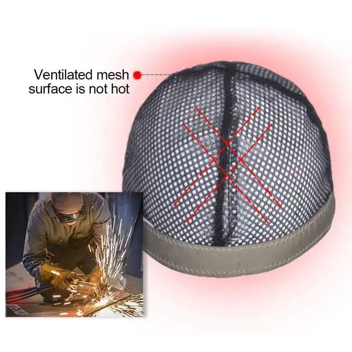 Casquette de soudage en coton
