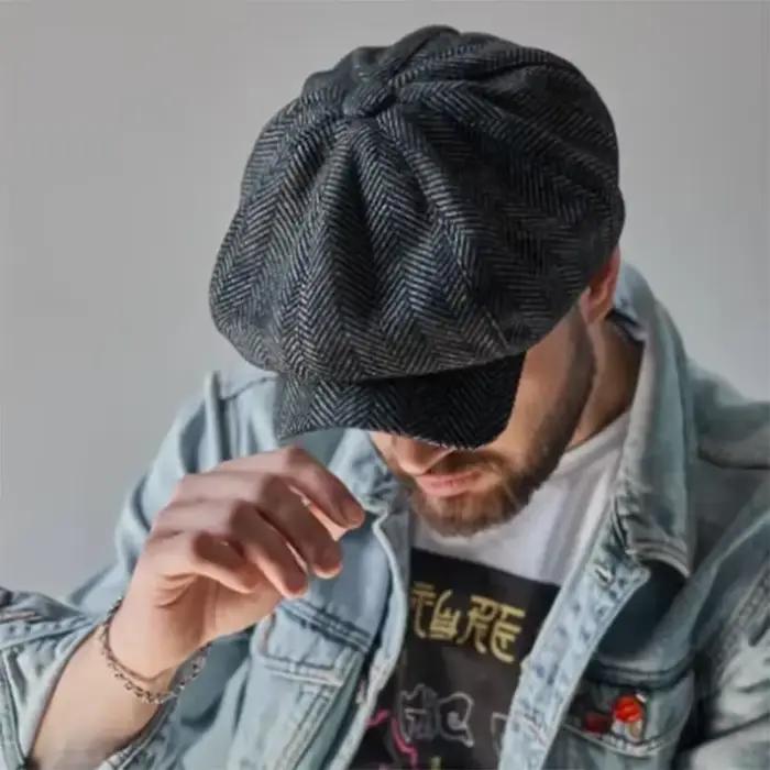 Béret rétro pour hommes