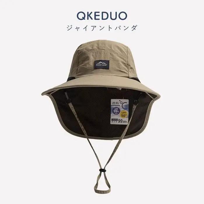 Chapeau de pêcheur anti-UV avec protection du cou
