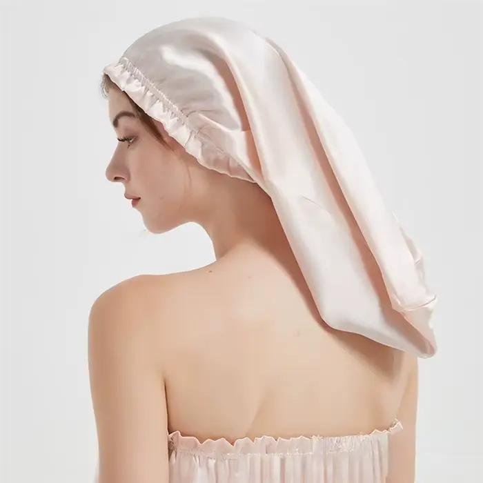 Turban Long en soie naturelle