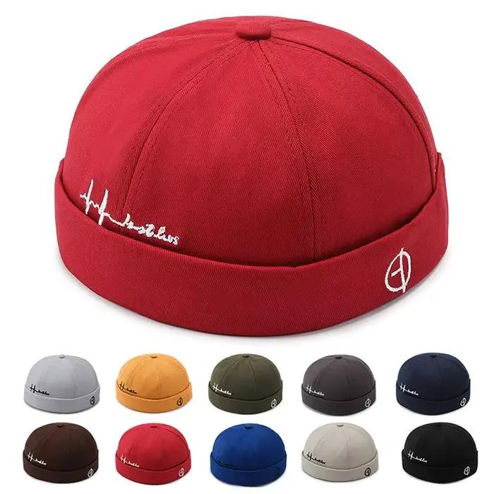 Chaud rétro dôme chapeau hommes coton Docker casquette