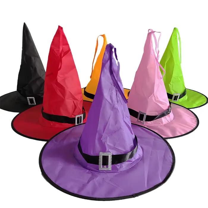 Chapeau de Sorcière Coloré pour Halloween