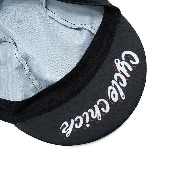 Casquette de cyclisme noire