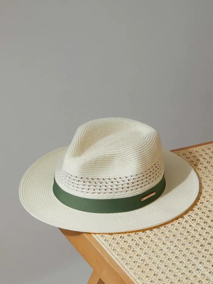 Chapeau de paille Jazz Panama pour hommes et femmes