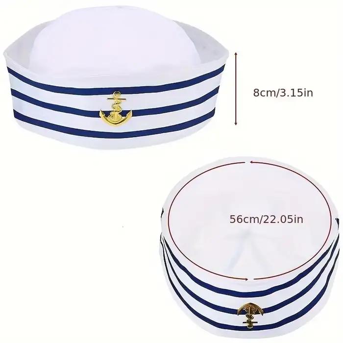 Chapeaux de Marin à Rayures Bleues