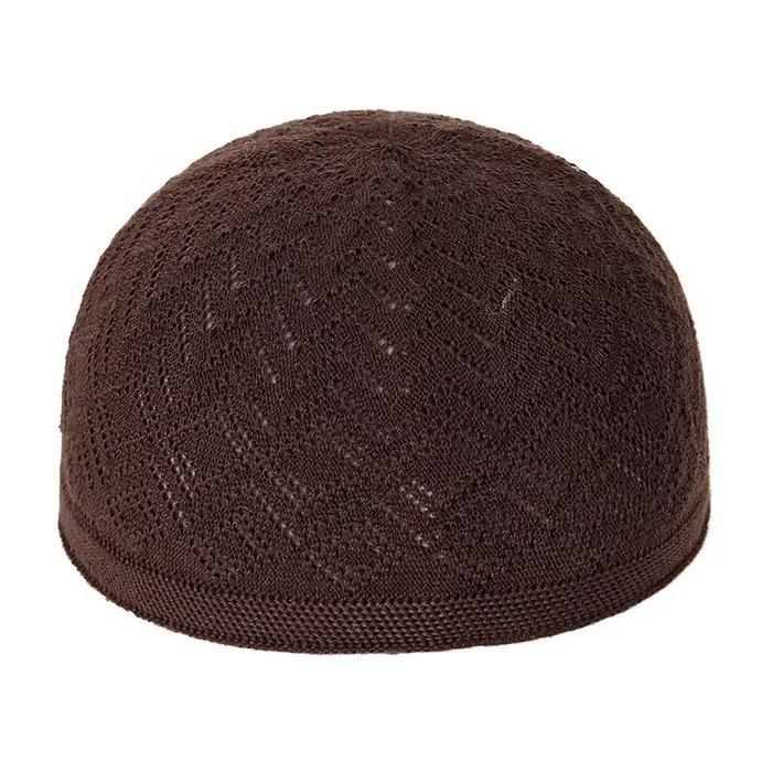 Bonnet tricoté chapeau turc musulman hommes femmes chapeaux de prière unisexe bonnets casquette chaud islamique Ramadan
