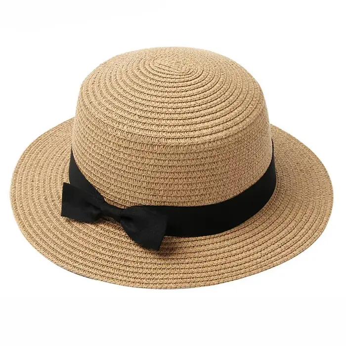 Chapeau de paille d'été pour femmes