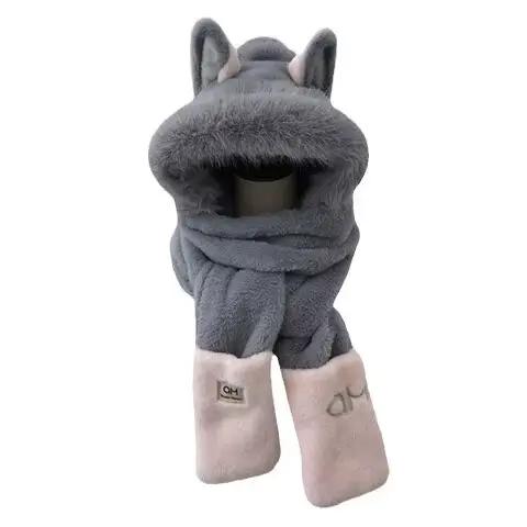 Chapeau de Ski en peluche renard