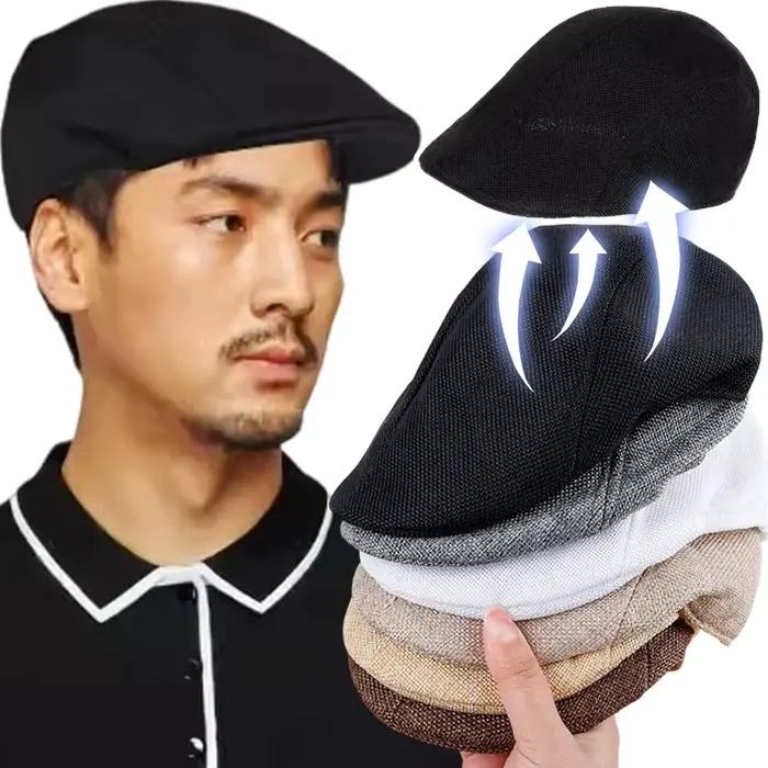 Béret en lin et coton respirant