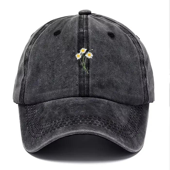 Casquette de Baseball en coton délavé Vintage