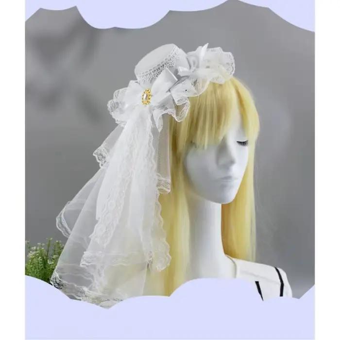 Mini chapeau gothique en forme de Rose