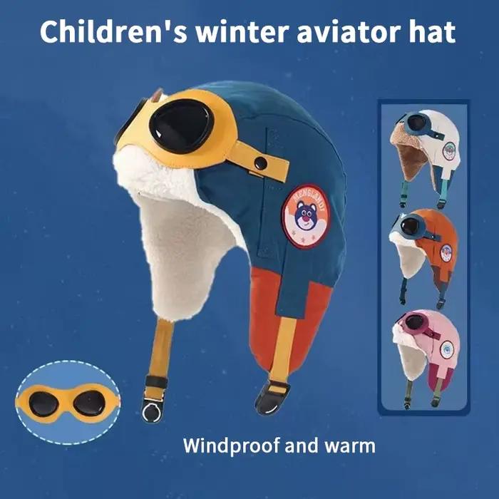 Chapeau d'aviateur pour enfants