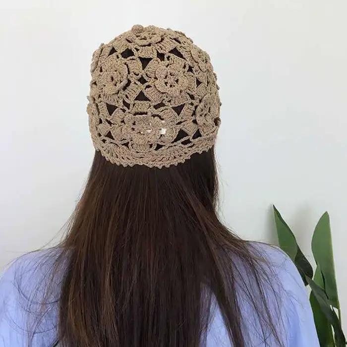 Chapeau Baotou évidé respirant pour femme