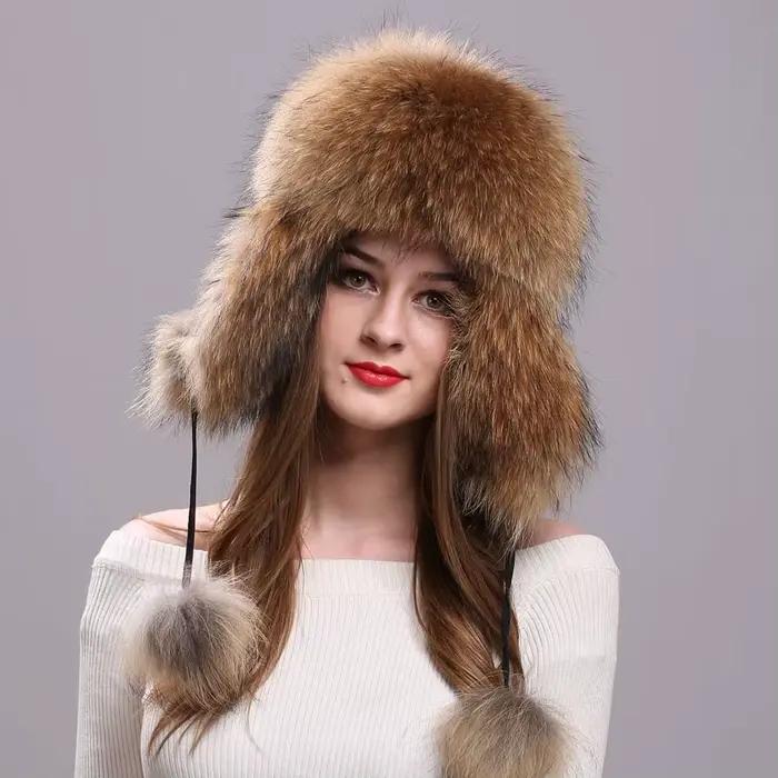 Chapeau de fourrure pour femmes