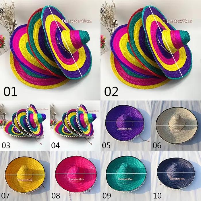 Chapeau de fête mexicain coloré