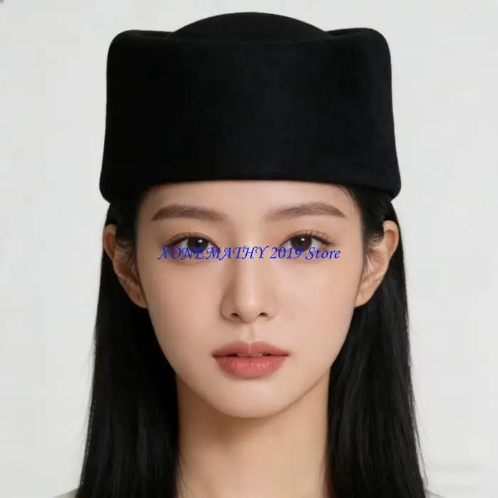 Chapeau melon en laine française F42F