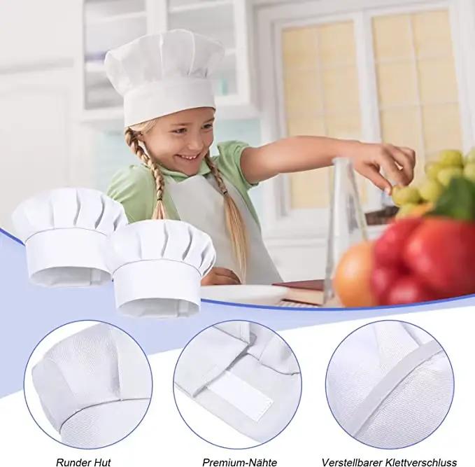 4 chapeaux de chef pour enfants
