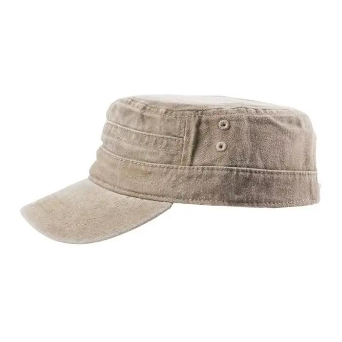 Casquette plate en coton délavé 39BB pour hommes