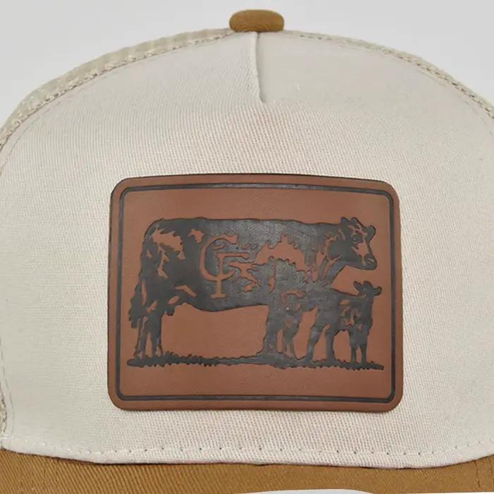 Casquettes de baseball de luxe à motif animal (taureau)