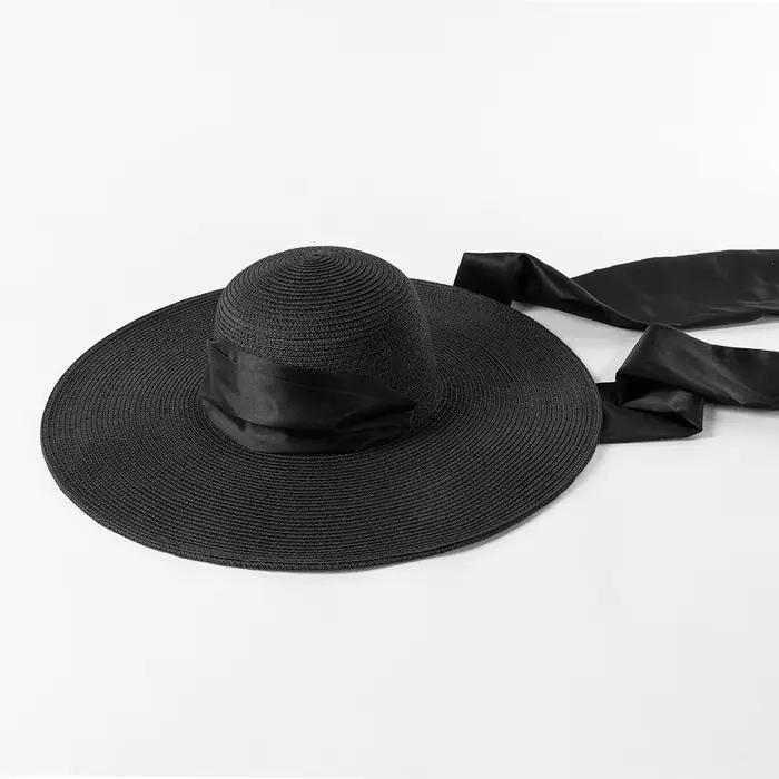Chapeau de paille à large bord pour dames