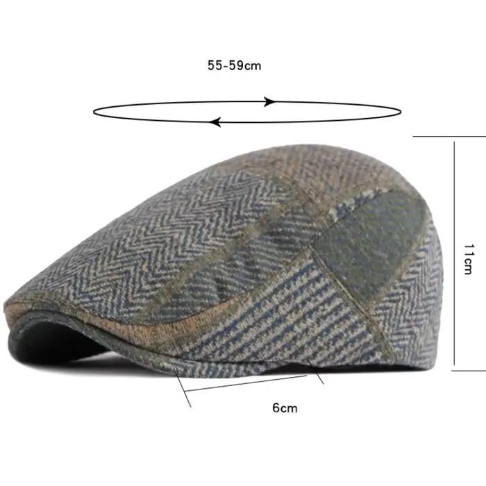 Hommes femmes béret casquette automne hiver chapeau