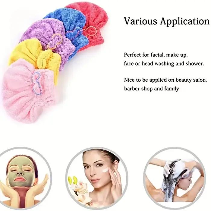 Bonnet de bain à séchage rapide pour femmes