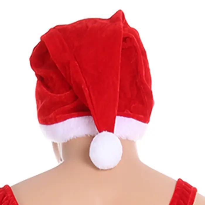Casquette de noël en peluche pour hommes et femmes