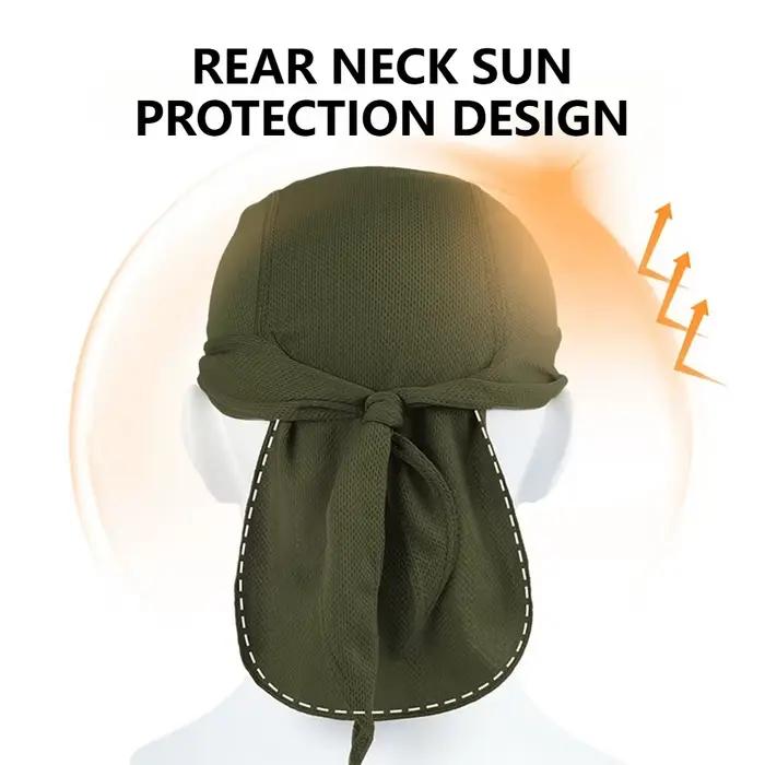 GOBYGO 1 pièce Casquette de cyclisme d'été respirante à séchage rapide avec protection UV
