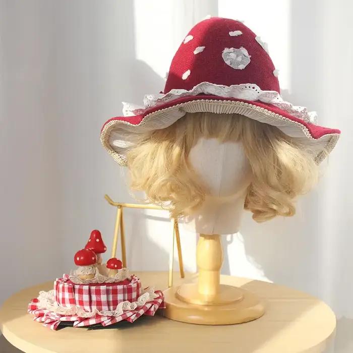 Chapeaux pointus de sorcière en dentelle faits à la main pour adultes, idéaux pour Halloween, cosplay, mode gothique et style Lolita, accessoires de fête, polyvalents et faciles à porter