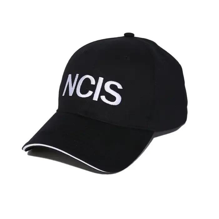 Casquette NCIS brodée de baseball réglable en coton pour cosplay et événements spéciaux pour hommes et femmes
