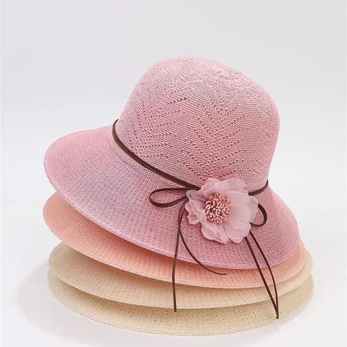 Chapeau de paille d'été Boho pour femmes