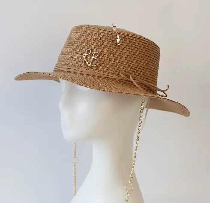 Chapeaux de paille d'été pour femmes